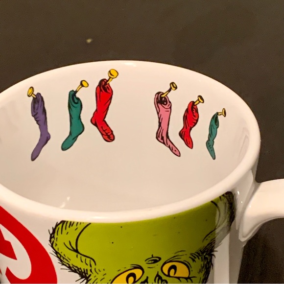 GRINCH! Dr. Seuss How the Grinch Stole Christmas Ceramic Mug - Picture 4 of 10